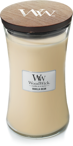 Woodwick - Vanilla Bean kaars groot
