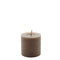 Mansion atmosphere - led kaars beige 10x10cm