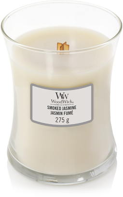 Woodwick - Smoked Jasmine Medium kaars