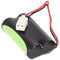 Emergency light battery NiMH 2.4V 1500mAh F1x2 Mignon with 100mm cable replaces ABB 11190038V / 55