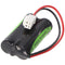 Emergency light battery NiMH 2.4V 1500mAh F1x2 Mignon with 100mm cable replaces ABB 11190038V / 55