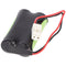 Emergency light battery NiMH 2.4V 1500mAh F1x2 Mignon with 100mm cable replaces ABB 11190038V / 55