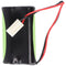 Emergency light battery NiMH 2.4V 1500mAh F1x2 Mignon with 100mm cable replaces ABB 11190038V / 55