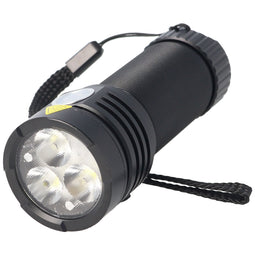 Bullworker the ultra-bright LED torch with boost function, Osram LED max. 3300 lumens including batt