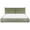 Beliani VINAY - Waterbed - Groen - 180 x 200 cm - Corduroy