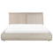 Beliani VINAY - Waterbed - Taupe - 160 x 200 cm - Corduroy