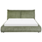 Beliani VINAY - Waterbed - Groen - 160 x 200 cm - Corduroy