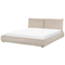 Beliani VINAY - Waterbed - Taupe - 180 x 200 cm - Corduroy