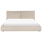Beliani VINAY - Waterbed - Taupe - 180 x 200 cm - Corduroy