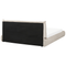 Beliani VINAY - Waterbed - Taupe - 180 x 200 cm - Corduroy