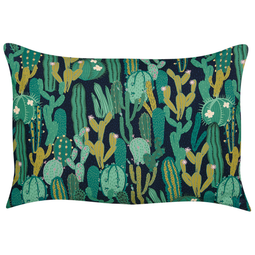 Beliani VIOZENE - Tuinkussen set van 2 - Groen - 40 x 60 cm - Polyester