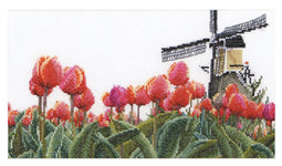 Bulbfield Tulips - Linen - 36 count - 473