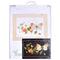 Butterfly-Nasturtium - Aida Black - 18 count - 437.05