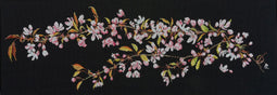 Japanese Blossom - Aida Black - 18 count - 481.05