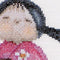Kokeshi Dolls - Linen - 36 count - 547