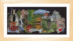 Thea Gouverneur - Counted Cross Stitch Kit - Japan Black - Aida Black - 18 count - 548.05