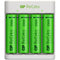 USB model charger GP E411 incl.4x ReCyko 1.2V AA Mignon 2100 mAh batteries