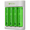 USB model charger GP E411 incl.4x ReCyko 1.2V AA Mignon 2100 mAh batteries