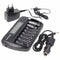 8x quick charger suitable for 1 to 8 pieces NiMH batteries AA, AAA