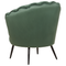 Beliani LOVIKKA - Fauteuil - Groen - Fluweel