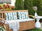 Beliani TERMINI - Tuinkussen set van 2 - Groen - 40 x 60 cm - Polyester