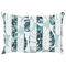 Beliani TERMINI - Tuinkussen set van 2 - Groen - 40 x 60 cm - Polyester