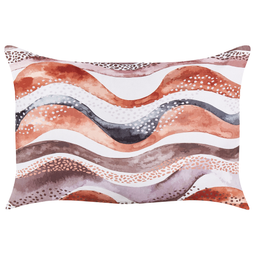 Beliani SEBORGA - Tuinkussen set van 2 - Bruin - 40 x 60 cm - Polyester