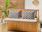 Beliani VALSORDA - Tuinkussen set van 2 - Grijs - 40 x 60 cm - Polyester