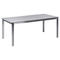 Beliani COSOLETO - Tuintafel - Grijs - Glas/RVS