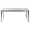 Beliani COSOLETO - Tuintafel - Wit - Glas/RVS
