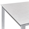 Beliani COSOLETO - Tuintafel - Wit - Glas/RVS