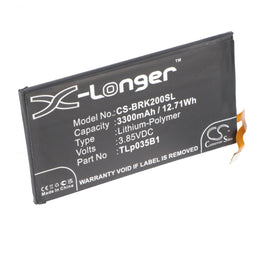 Battery suitable for BlackBerry KEY2, BBF100-1, BBF100-2, BBF100-4, BBF100-6, BBF100-8, BBF100-9, TL