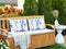Beliani VEREZZI - Tuinkussen set van 2 - Meerkleurig - 40 x 60 cm - Polyester