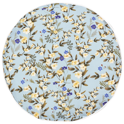 Beliani VALLORIA - Buitenkussen set van 2 - Blauw - ⌀ 40 cm - Polyester