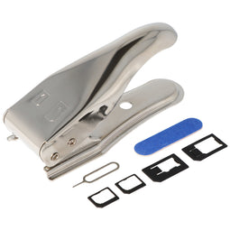 Punch for SIM cards on micro-SIM, nano-SIM incl. Adapter