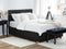 Beliani LORD - Boxspring - Zwart - 180 x 200 cm - Polyester