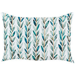 Beliani LOANO - Tuinkussen set van 2 - Wit/Groen - 40 x 60 cm - Polyester