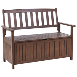 Beliani SOVANA - Tuinbank - Donkerhoutkleur - Acaciahout