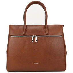 Gigi Fratelli Dames Leren Laptoptas 16-17 inch Romance Business ROM8007 Brandy