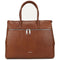 Gigi Fratelli Dames Leren Laptoptas 16-17 inch Romance Business ROM8007 Brandy