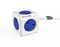 Allocacoc PowerCube® |Extended| 1.5 M / Type G (UK) / Blue