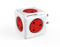 Allocacoc PowerCube® |Original| Type G (United Kingdom) / Red