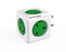 Allocacoc PowerCube® |Original| Type G (United Kingdom) / Green