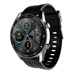 Adwear SWi12 Smartwatch - klassiek rond design - aluminium