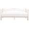 Beliani TULLE - Eenpersoonsbed - Roze - 90 x 200 cm - Metaal