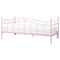 Beliani TULLE - Eenpersoonsbed - Roze - 90 x 200 cm - Metaal
