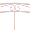 Beliani TULLE - Eenpersoonsbed - Roze - 90 x 200 cm - Metaal