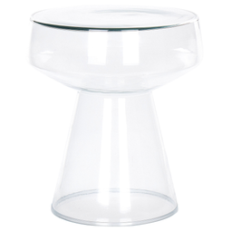 Beliani LAGUNA/CALDERA - Bijzettafel set van 2 - Transparant - Glas