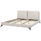 Beliani MELLE - Tweepersoonsbed - Lichtbeige - 180 x 200 cm - Corduroy