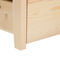 Beliani ALBON - Stapelbed opbergruimte - Lichthout - 90 x 200 cm - Dennenhout